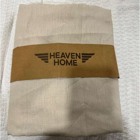 HEAVEN HOME tablecloth 100% linen 84”x 58”.2 - Picture 9 of 12
